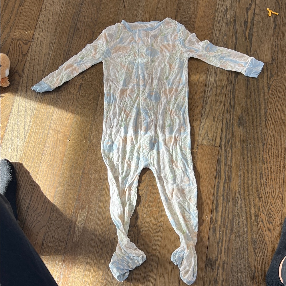 Magnetic Me Pastel Blue and Cream Footie